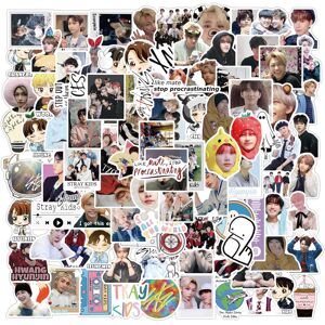 TIANCI 100Pcs Kpop Stickers for Stray Kids, Repeating Waterproof Stickers Pop Vinyl La TIANCI 100Pcs Kpop Stickers for Stray Kids, Repeating Waterproof Stickers Pop Vinyl La