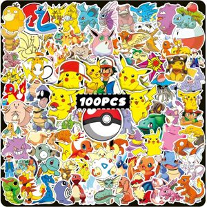 TIANCI 100PCS Kawaii Anime Stickers Waterproof Vinyl Cute Cartoon Stickers for Water Bo TIANCI 100PCS Kawaii Anime Stickers Waterproof Vinyl Cute Cartoon Stickers for Water Bo