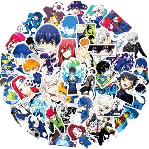 TIANCI 50pcs Japanese Anime Blue Lock Stickers Waterproof Vinyl Kawaii Stickers for Kid TIANCI 50pcs Japanese Anime Blue Lock Stickers Waterproof Vinyl Kawaii Stickers for Kid