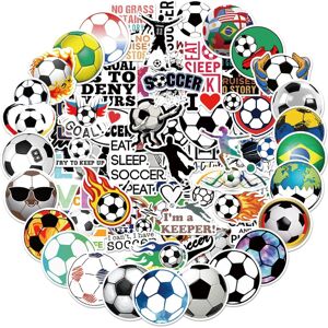 TIANCI 100PCS Soccer Stickers for Motivational Vinyl Waterproof Stickers for Water Bott TIANCI 100PCS Soccer Stickers for Motivational Vinyl Waterproof Stickers for Water Bott