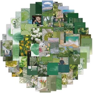 TIANCI 60pcs LandscapeSticker Pack for Water Bottle,Green Aesthetic Vinyl Landscape Sti TIANCI 60pcs LandscapeSticker Pack for Water Bottle,Green Aesthetic Vinyl Landscape Sti