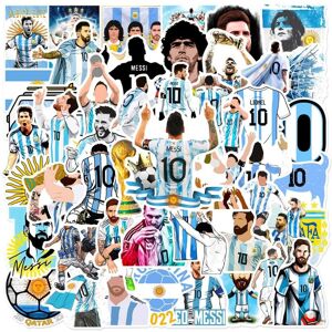 TIANCI 50Pcs Super Star Soccer Player Sticker Messi Vinyl for Argentina Messi Fan Home TIANCI 50Pcs Super Star Soccer Player Sticker Messi Vinyl for Argentina Messi Fan Home