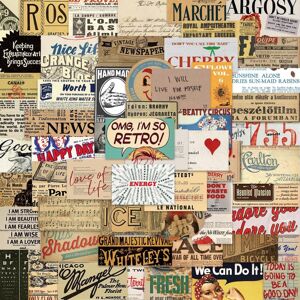TIANCI 58PCS European and American Poster Stickers,Vintage Colorful Waterproof Vinyl Ar TIANCI 58PCS European and American Poster Stickers,Vintage Colorful Waterproof Vinyl Ar