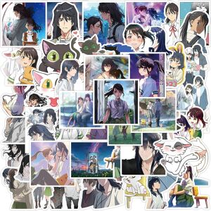 TIANCI Anime Stickers50PCs, Aesthetic Cute Cartoon Vinyl Sticker Decals, Stickers for H TIANCI Anime Stickers50PCs, Aesthetic Cute Cartoon Vinyl Sticker Decals, Stickers for H