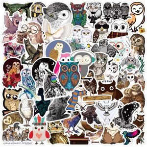 TIANCI 50Pcs Owl Stickers for Water Bottle Laptop Skateboard Luggage Guitar Car Motorcy TIANCI 50Pcs Owl Stickers for Water Bottle Laptop Skateboard Luggage Guitar Car Motorcy