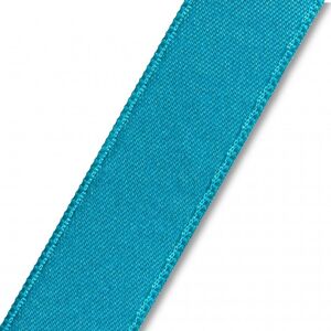 Prym 15mm Satin Ribbon - Turquoise - per metre Prym 15mm Satin Ribbon - Turquoise - per metre