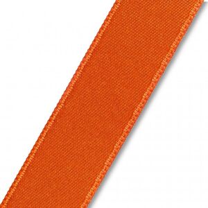 Prym 15mm Satin Ribbon - Orange - per metre Prym 15mm Satin Ribbon - Orange - per metre