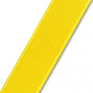 Prym 15mm Satin Ribbon - Lemon - per metre Prym 15mm Satin Ribbon - Lemon - per metre