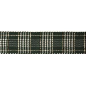 Berisfords Rustic Plaid Ribbon Cedar - 4cm - per metre Berisfords Rustic Plaid Ribbon Cedar - 4cm - per metre
