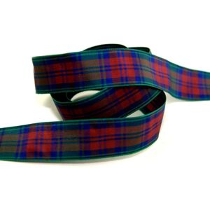 Berisfords Woven Tartan Ribbon 12 Lindsay - 7mm - per metre Berisfords Woven Tartan Ribbon 12 Lindsay - 7mm - per metre