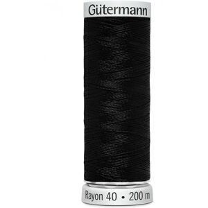 Gutermann No 40 Sulky Rayon Embroidery Thread - High-Quality Viscose, Made in Germany - 200m Gutermann No 40 Sulky Rayon Embroidery Thread - High-Quality Viscose, Made in Germany - 200m