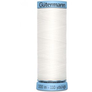 Gütermann Gutermann Pure Silk Sewing Thread White 800 - 100 Metres - each Gütermann Gutermann Pure Silk Sewing Thread White 800 - 100 Metres - each