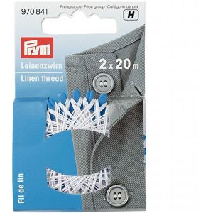 Prym Waxed Linen Thread White - 20 Metres - each Prym Waxed Linen Thread White - 20 Metres - each