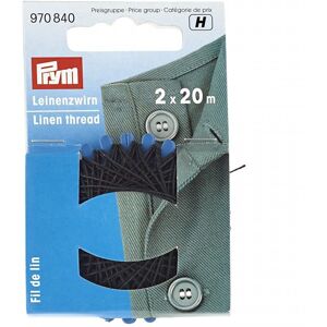 Prym Waxed Linen Thread Black - 20 Metres - each Prym Waxed Linen Thread Black - 20 Metres - each