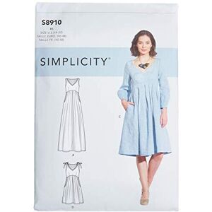 Simplicity Sewing Pattern S8910 Misses' Dress, R5 (14-16-18-20-22) Simplicity Sewing Pattern S8910 Misses' Dress, R5 (14-16-18-20-22)