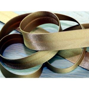 Prym 20mm Duchesse Satin Bias Binding Tape Honey - per metre Prym 20mm Duchesse Satin Bias Binding Tape Honey - per metre