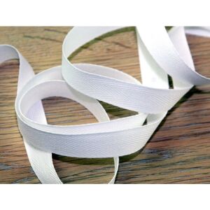 Prym 20mm Strong Cotton Herringbone Tape White - per metre Prym 20mm Strong Cotton Herringbone Tape White - per metre