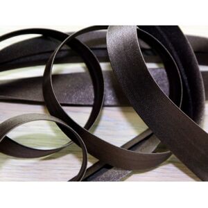 Prym 20mm Duchesse Satin Bias Binding Tape Dark Brown - per metre Prym 20mm Duchesse Satin Bias Binding Tape Dark Brown - per metre
