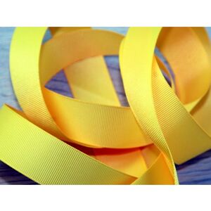 Prym 38mm Ribbed Polyester Tape Yellow - per metre Prym 38mm Ribbed Polyester Tape Yellow - per metre