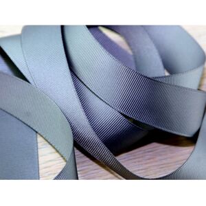 Prym 16mm Ribbed Polyester Tape Grey - per metre Prym 16mm Ribbed Polyester Tape Grey - per metre