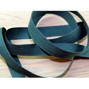 Prym 20mm Strong Cotton Herringbone Tape Fir Green - per metre Prym 20mm Strong Cotton Herringbone Tape Fir Green - per metre