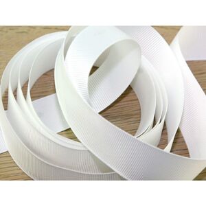 Prym 38mm Ribbed Polyester Tape - White Prym 38mm Ribbed Polyester Tape - White