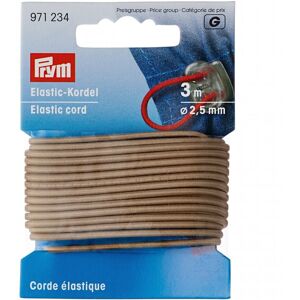 Prym 2.5mm Round Elastic Cord Beige - per pack Prym 2.5mm Round Elastic Cord Beige - per pack