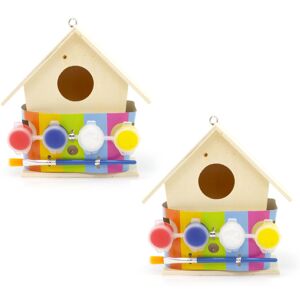 Unknown - Paint Your Own Bird House - 2-pack - Art & Craft Set Unknown - Paint Your Own Bird House - 2-pack - Art & Craft Set