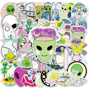 TIANCI 50PCS Extra-Terrestrial Stickers Vinyl Waterproof Stickers for Laptop,Water Bott TIANCI 50PCS Extra-Terrestrial Stickers Vinyl Waterproof Stickers for Laptop,Water Bott