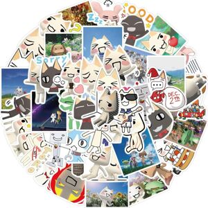 TIANCI 50PCS Toro Inoue Cat Kawaii Stickers Party Supplies Waterproof Graffiti Vinyl St TIANCI 50PCS Toro Inoue Cat Kawaii Stickers Party Supplies Waterproof Graffiti Vinyl St