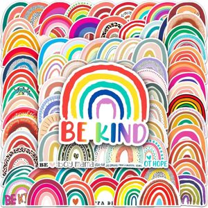 TIANCI 100 PCS Rainbow Stickers Vinyl Waterproof Stickers for Laptop,Water Bottles,Skat TIANCI 100 PCS Rainbow Stickers Vinyl Waterproof Stickers for Laptop,Water Bottles,Skat