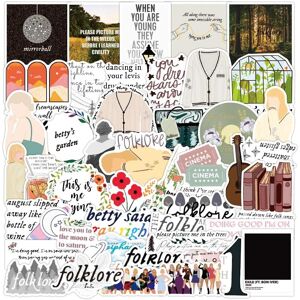 TIANCI 50PCS Folklore Stickers , Folklore Stickers Water Bottles,LuggageSkateboardPhone TIANCI 50PCS Folklore Stickers , Folklore Stickers Water Bottles,LuggageSkateboardPhone