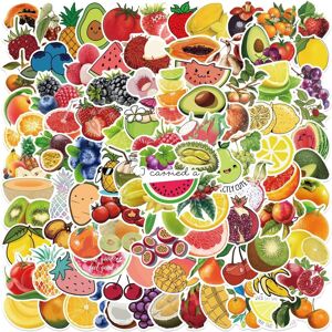 TIANCI 100Pcs Fruit Stickers Fruits Decals Waterproof Vinyl for Water Bottle Laptop Ska TIANCI 100Pcs Fruit Stickers Fruits Decals Waterproof Vinyl for Water Bottle Laptop Ska