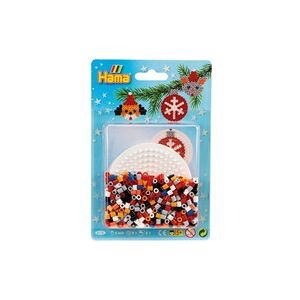 Hama Christmas Blister Kit 450 Beads Set - Multicolour Hama Christmas Blister Kit 450 Beads Set - Multicolour