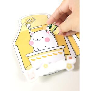 Unbranded Hamster Banana Milk Quiet Book Reusable Sticker Books DIY Educational Toy For Ki Unbranded Hamster Banana Milk Quiet Book Reusable Sticker Books DIY Educational Toy For Ki