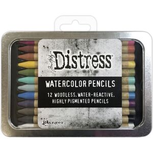 Ranger Tim Holtz Distress Watercolor Pencils 12/Pkg-Set 1 TDH76308 Ranger Tim Holtz Distress Watercolor Pencils 12/Pkg-Set 1 TDH76308