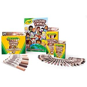 Crayola Colours of The World - 24 colors - 48-page book - art set Crayola Colours of The World - 24 colors - 48-page book - art set