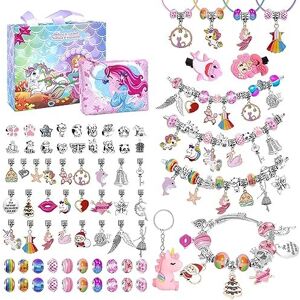 SASUKI Gift for 4 5 6 7 8 9 10 11 12 13 Year Old Girl, Bracelet Making Kit Toys for 5-1 SASUKI Gift for 4 5 6 7 8 9 10 11 12 13 Year Old Girl, Bracelet Making Kit Toys for 5-1