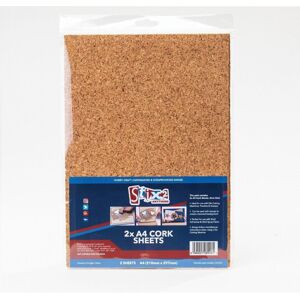 Stix2 Pack Of 2 A4 Cork Sheets Textured 2mm Thick For Craft Die Cutting Card Making Stix2 Pack Of 2 A4 Cork Sheets Textured 2mm Thick For Craft Die Cutting Card Making