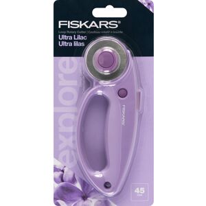 Fiskars Designer Loop Rotary Cutter 45mm -Ultra Lilac 1066452 Fiskars Designer Loop Rotary Cutter 45mm -Ultra Lilac 1066452