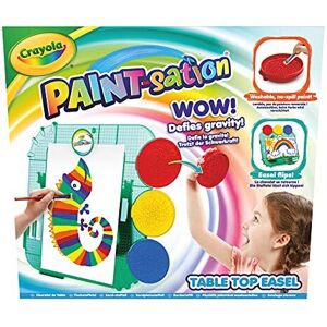 Crayola Paint-Sation: Table Top Easel No-Spill Painting Kit Ideal for Kids Aged 3+ Crayola Paint-Sation: Table Top Easel No-Spill Painting Kit Ideal for Kids Aged 3+
