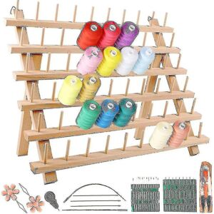 Unbranded Embroidery Thread H, 60 Spools H Thread Rack Bing Rack With Sewing Scissors Th F Unbranded Embroidery Thread H, 60 Spools H Thread Rack Bing Rack With Sewing Scissors Th F