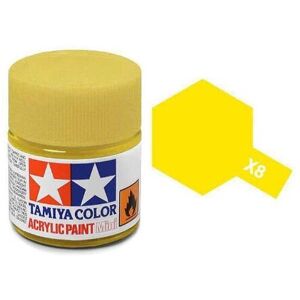 Tamiya 81508 Acrylic Mini X-8 Lemon Yellow Tamiya 81508 Acrylic Mini X-8 Lemon Yellow