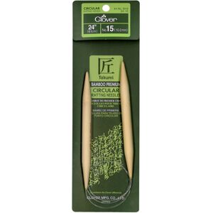Clover Takumi Bamboo Circular Knitting Needles 24"-Size 15/10mm 1624-15 Clover Takumi Bamboo Circular Knitting Needles 24"-Size 15/10mm 1624-15
