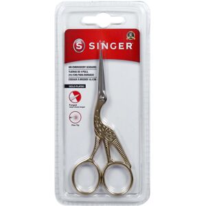 Singer Forged Stork Embroidery Scissors 4.5"-Gold 00424 Singer Forged Stork Embroidery Scissors 4.5"-Gold 00424
