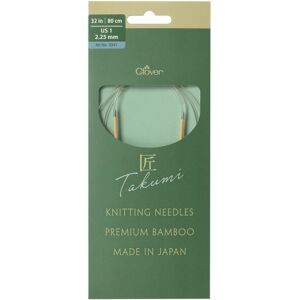Clover TAKUMI Pro Circular Knitting Needles 32"-US 1 / 2.25 mm 3341 Clover TAKUMI Pro Circular Knitting Needles 32"-US 1 / 2.25 mm 3341