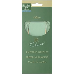 Clover TAKUMI Pro Circular Knitting Needles 32"-US 0 / 2.0 mm 3340 Clover TAKUMI Pro Circular Knitting Needles 32"-US 0 / 2.0 mm 3340