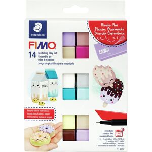 Staedtler Fimo Professional Soft Polymer Clay 12/Pkg-Foodie Fun 8023C14F Staedtler Fimo Professional Soft Polymer Clay 12/Pkg-Foodie Fun 8023C14F