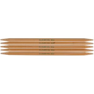 Clover Takumi Bamboo Double Point Knitting Needles 7" 5/Pkg-Size 5/3.75mm 3015-5 Clover Takumi Bamboo Double Point Knitting Needles 7" 5/Pkg-Size 5/3.75mm 3015-5