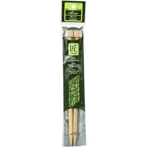 Clover Takumi Bamboo Single Point Knitting Needles 9"-Size 11/8mm 3011-11 Clover Takumi Bamboo Single Point Knitting Needles 9"-Size 11/8mm 3011-11